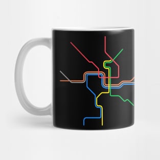 DC metro lines Mug